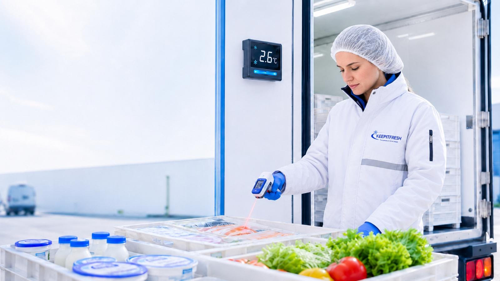 Vérification HACCP température dirigée entrepôt KeepItFresh
